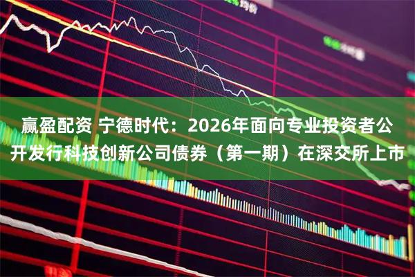 赢盈配资 宁德时代：2026年面向专业投资者公开发行科技创新公司债券（第一期）在深交所上市