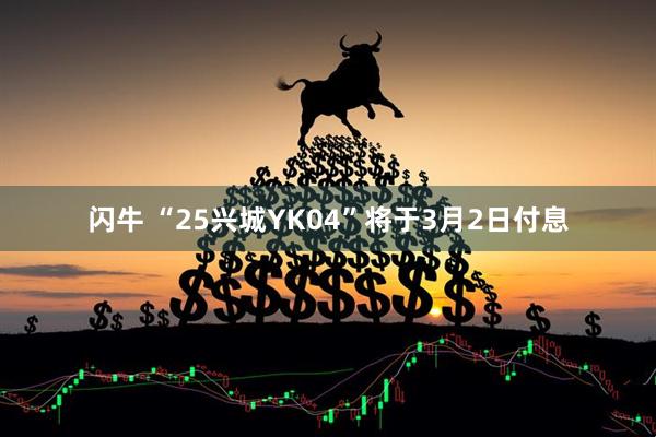 闪牛 “25兴城YK04”将于3月2日付息