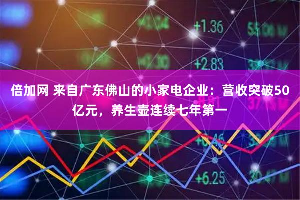 倍加网 来自广东佛山的小家电企业：营收突破50亿元，养生壶连续七年第一
