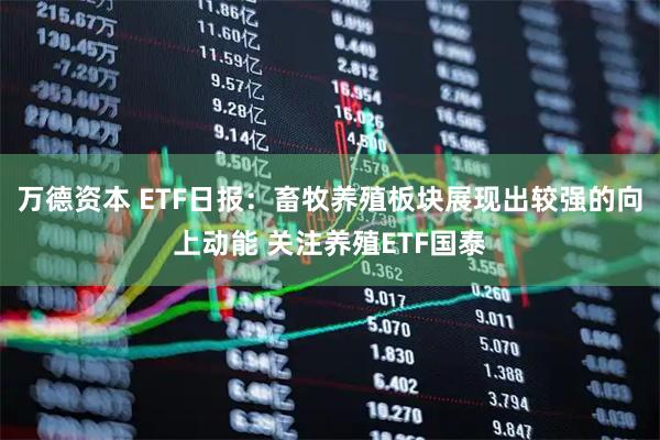 万德资本 ETF日报：畜牧养殖板块展现出较强的向上动能 关注养殖ETF国泰
